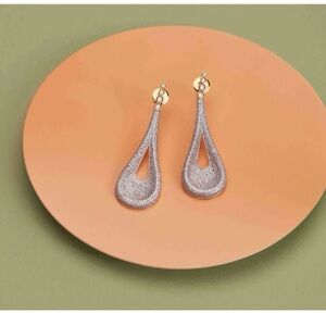 Modern Silver Geometric Earrings